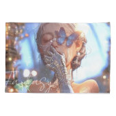 Aesthetic / Dark Fantasy Girl Kussensloop (Achterkant)