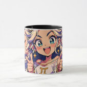 Aesthetic Gemini Anime Custom Combo Mug (Centre)