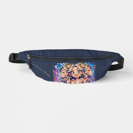 Aesthetic Gemini Anime Custom Fanny Pack Heuptasje (Voorkant)