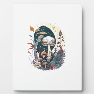 Aesthetic Goblincore And Cottagecore Mushroom Bota Fotoplaat