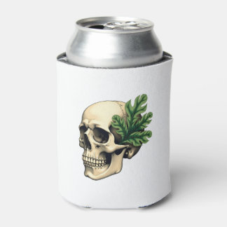 Aesthetic Goth Grunge Skull Tropical Monstera Leaf Blikjeskoeler