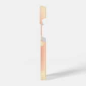 Aesthetic gradient with flowers iPhone hoesje (Linkerkant)