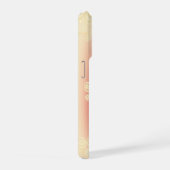 Aesthetic gradient with flowers iPhone hoesje (Rechterkant)