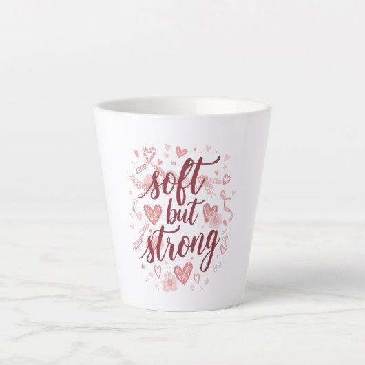Aesthetic Mental Health Positive Affirmation Latte Mok (Voorkant)