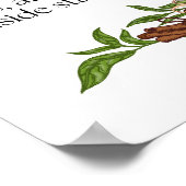 Aesthetic Modern Indian Tea Quote Wall Art  Poster (Hoek)