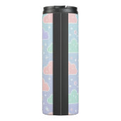 Aesthetic Pastel Cloud Insulated Tumbler Thermosbeker (Achterkant)