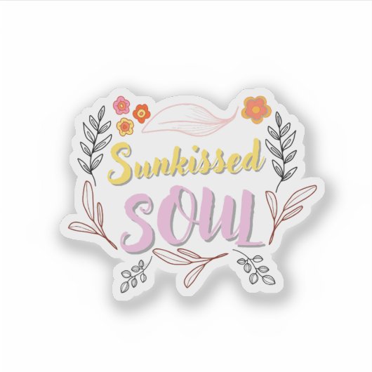 Aesthetic Quote Sticker  (Voorkant)