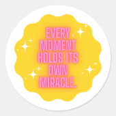 Aesthetic Sparkle Quote Sticker (Devant)