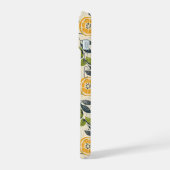 Aesthetic Summer Lemon Kiwi Pattern iPhone Case (Côté gauche)