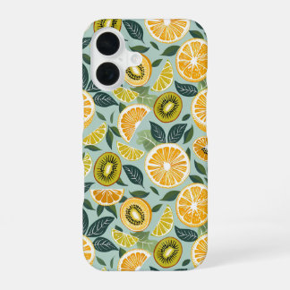 Aesthetic Summer Lemon Pattern iPhone Case 16 Hoesje