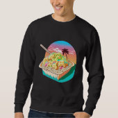 Aesthetic Synthwave Fried Rice with 80s Aesthetic Trui (Voorkant)