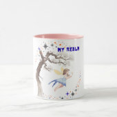 Aesthetic Watercolor Fairy My Realm Pink Combo Mug (Centre)