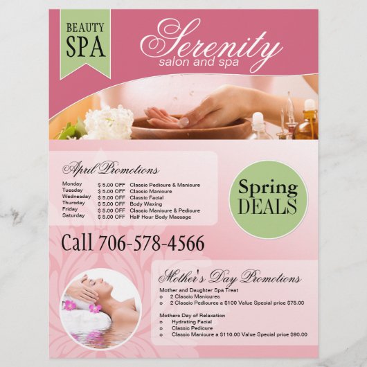 Aesthetica en spa Flyer (Voorkant)