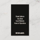 Aesthetician Visitekaartje (Achterkant)