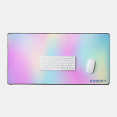 Aesthétique Couleur dégradé irisé arrière - plan (Clavier et souris)