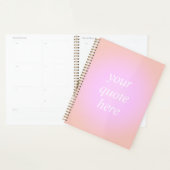 Aesthetisch aura gradiënt Aangepast citaat Planner (Display)