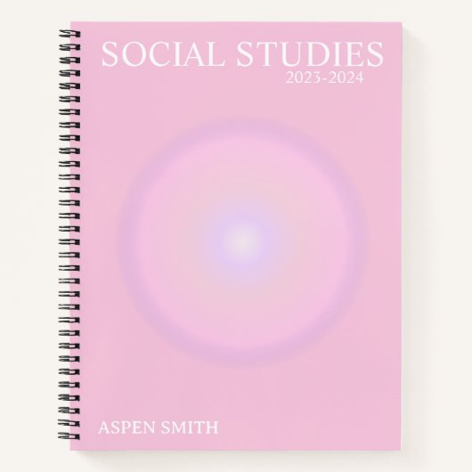 Aesthetisch Notitieboek (Voorkant)