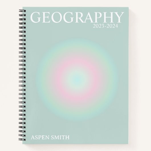 Aesthetisch Notitieboek (Voorkant)