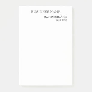 Aesthetisch Professioneel grafisch wit Visitekaart Post-it® Notes