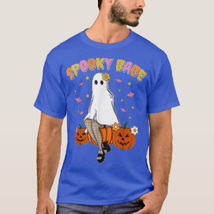 Aesthetisch woordje Babe Halloween Ghost Girl Boo  T-shirt