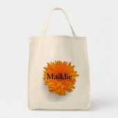 Aesthetisch Zonnebloem, op maat gesneden Canvas ta Tote Bag (Voorkant)