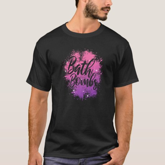 Aesthetische Bath Bombs Enthusiast Relaxing Bath T-shirt (Voorkant)