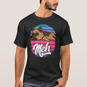 Aesthetische damp Japanse otaku Meme Meh Duits T-shirt