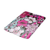 Aesthetische florale anoranje badmat (Gekanteld)