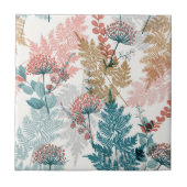 Aesthetische florale anoranje tegeltje (Voorkant)