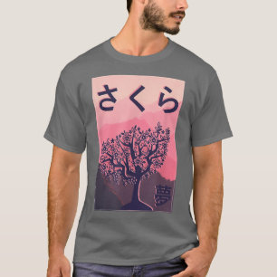 Aesthetische Sakura Cherry Blossom Beauful Japans T-shirt