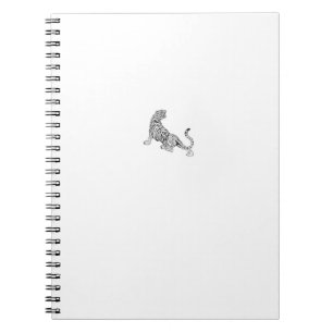 Aesthetische tijger NOTEBOOK   Minimalistisch   Notitieboek
