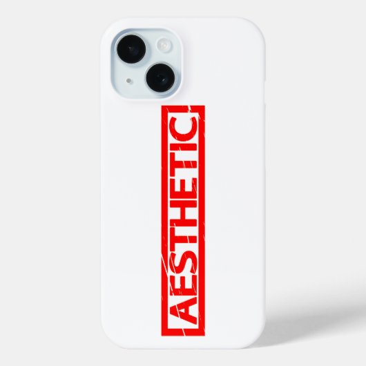 Aesthetische zegel Case-Mate iPhone case (Achterkant)
