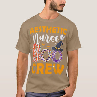 Aesthetische zuster Boo Crew Spooky Boo Ghost Hout T-shirt