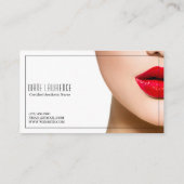 Aesthetische zuster, Doctor, Cosmetische chirurgie Visitekaartje (Achterkant)