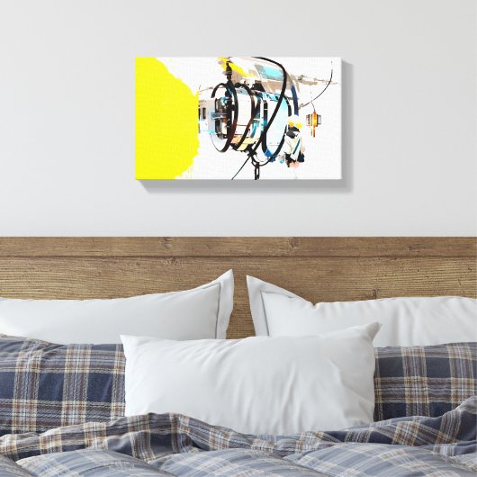 Aether Kiosk Art Canvas Afdruk (Insitu (Slaapkamer))