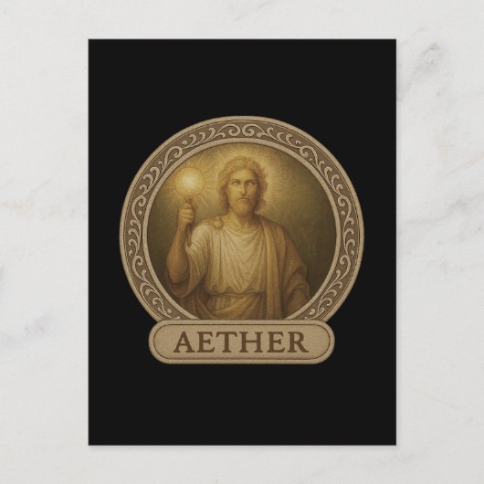 Aether Primordial Light God Postcard Briefkaart (Voorkant)