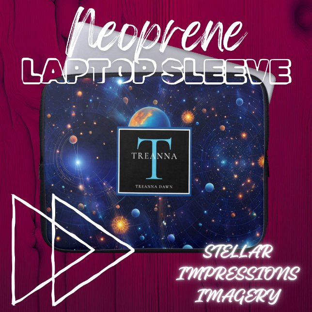 Aetherische puls laptop sleeve (Creator heeft geüpload)