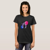 Aeticon Bisexual Witchy Hand Lgbtqia+ Pride T-shirt (Voorkant volledig)