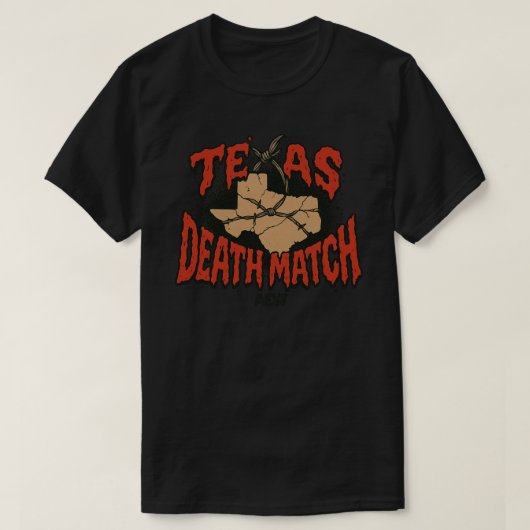 AEW All In Texas Death Match Regels  T-shirt (Design voorkant)