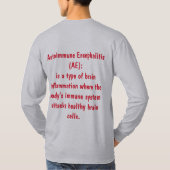 #AEWarrior 2-zijdig T-shirt definitie van AE (acht (Achterkant)