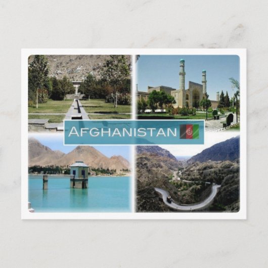 AF Afghanistan - Briefkaart (Voorkant)