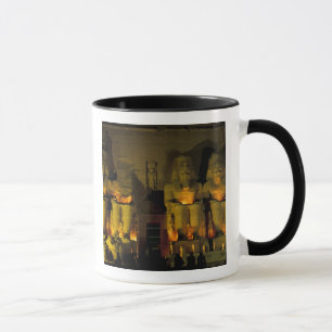 AF, Egypte, Abu Simbel. Kolossale Beelden van Mok