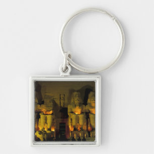 AF, Egypte, Abu Simbel. Kolossale figuren van Sleutelhanger