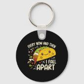 Af en toe Herfst ik Taco 1 uit elkaar Sleutelhanger (Voorkant)