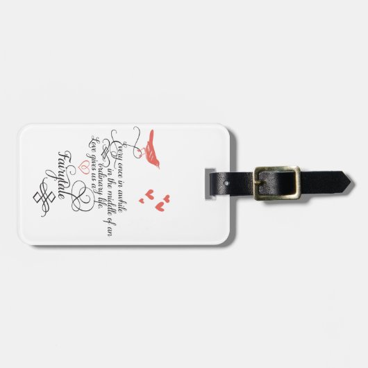 Af en toe in een gewoon leven. bagagelabel (Voorkant horizontaal)