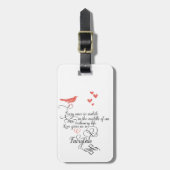 Af en toe in een gewoon leven. bagagelabel (Voorkant verticaal)