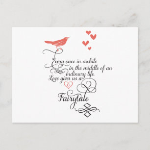 Af en toe in een gewoon leven. briefkaart