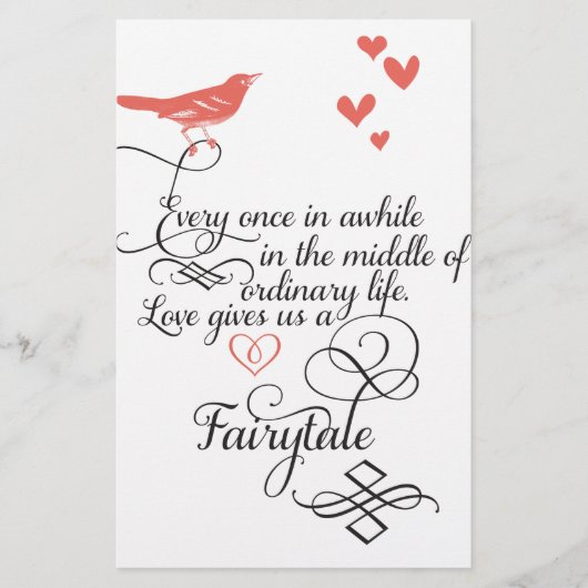 Af en toe in een gewoon leven. briefpapier (Voorkant)