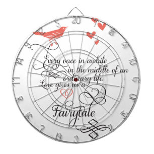 Af en toe in een gewoon leven. dartbord