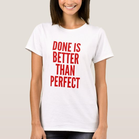 Af is beter dan perfect t-shirt (Voorkant)